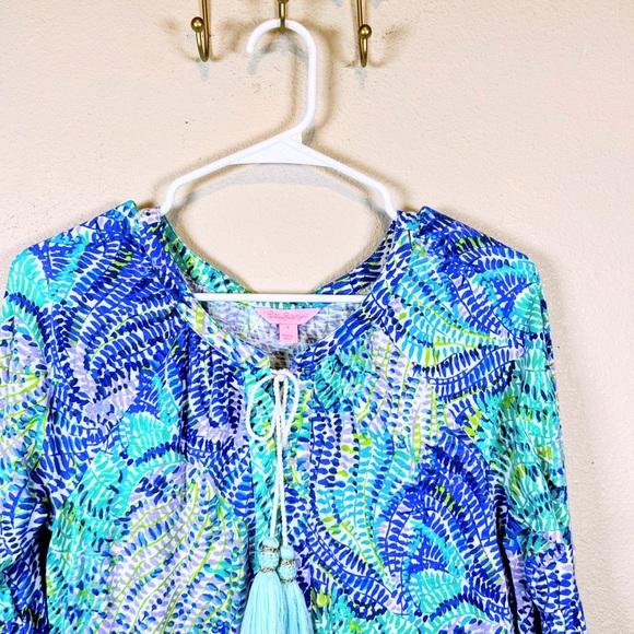 Lilly Pulitzer Vibrant Tropical Tunic Dress. Hassle detailed closure. Size S - Picture 3 of 7